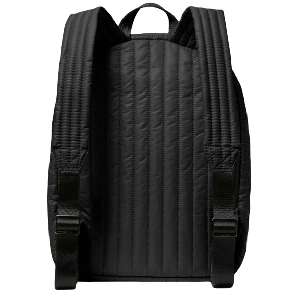 Michael Kors Winnie Medium Quilted Backpack Shoulder Bag Black $398 Nwt - Picture 3 of 4